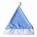 Blue Christmas Santa Hat, Comfortable Texture, Customized Styles and Colors are Welcome